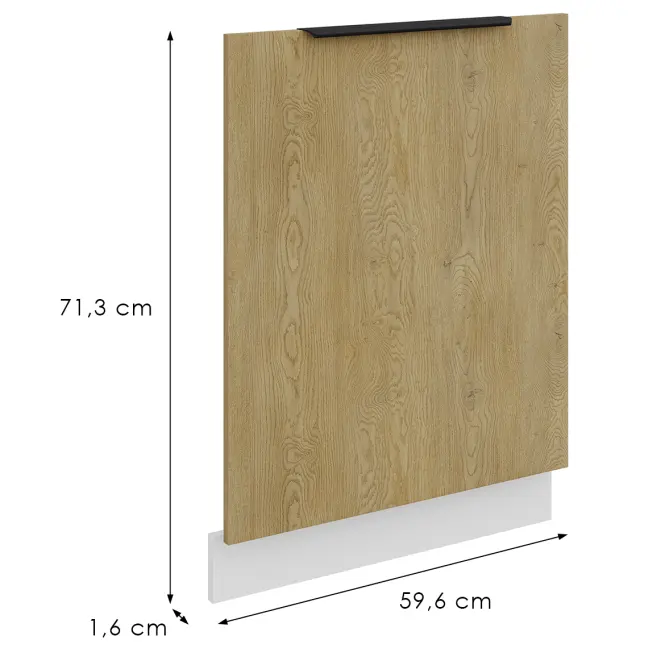 Dvierka na umývačku Cremona Wh Front Zm 713x596