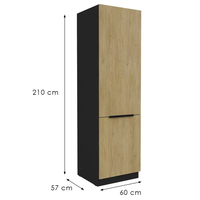 Kuchynská skrinka Cremona Bl 60dk-210 2f,3
