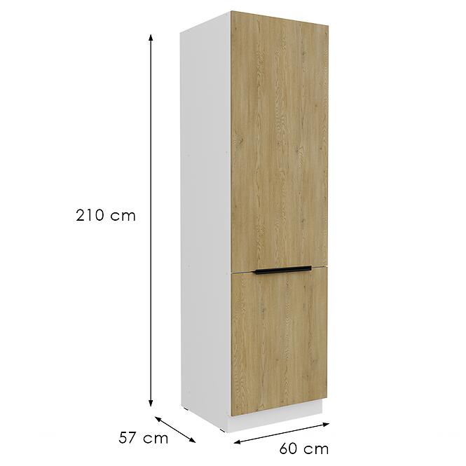Kuchynská skrinka Cremona Wh 60dk-210 2f