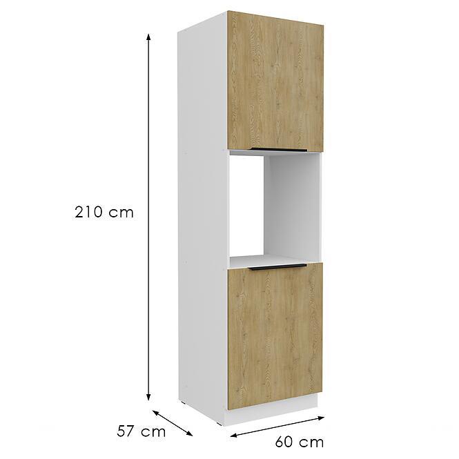 Kuchynská skrinka Cremona Wh 60dp-210 2f