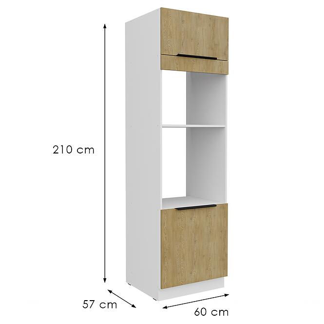 Kuchynská skrinka Cremona Wh 60dpm-210 2f