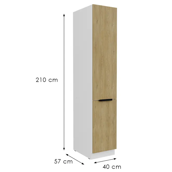 Kuchynská skrinka Cremona Wh 40dk-210 2f,3