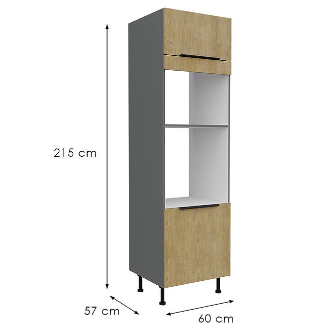 Kuchynská skrinka Cremona Ant 60dpm-215 2f