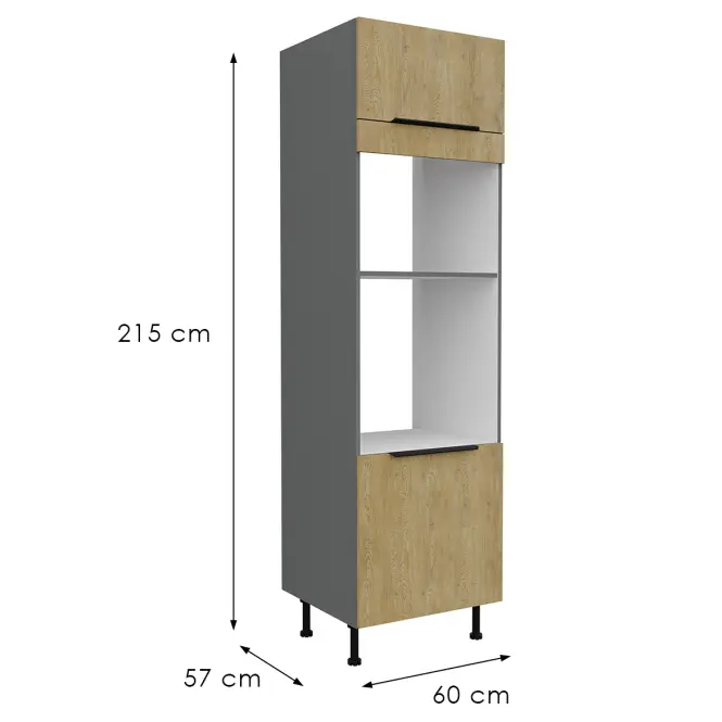Kuchynská skrinka Cremona Ant 60dpm-215 2f,3