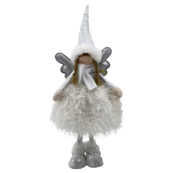 Anjel strieborno-biely 57 cm 130hy24050b