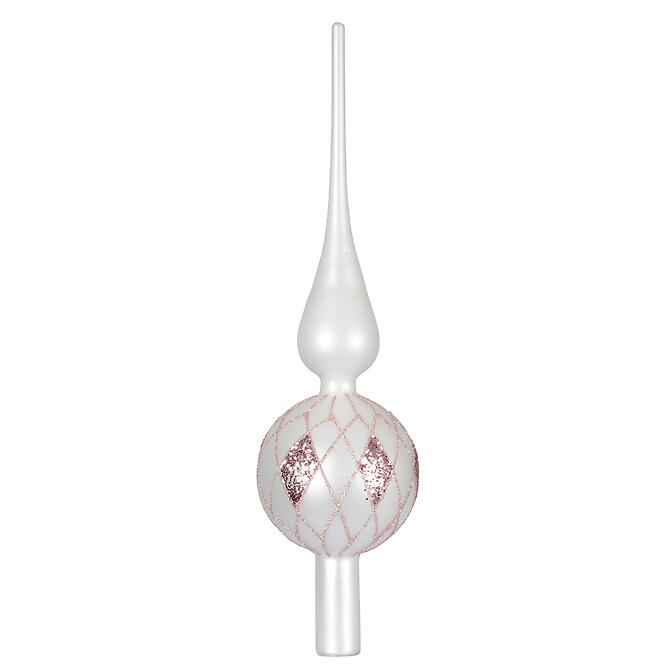 Sklenený špic na vianočný stromček  mix 31 cm 9170238,2