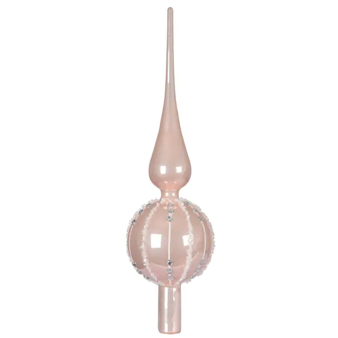 Sklenený špic na vianočný stromček  mix 31 cm 9170238