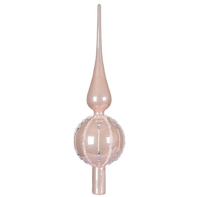 Sklenený špic na vianočný stromček  mix 31 cm 9170238