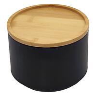 Kontajner s bambusovým vekom FTC700-A black ø13x9 cm