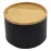 Kontajner s bambusovým vekom FTC700-A black ø13x9 cm