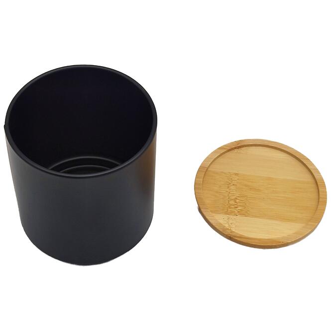 Kontajner s bambusovým vekom FTC700-B black ø11x12,2 cm