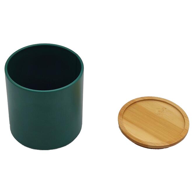 Kontajner s bambusovým vekom FTC700-B dark green ø11x12,2 cm,2