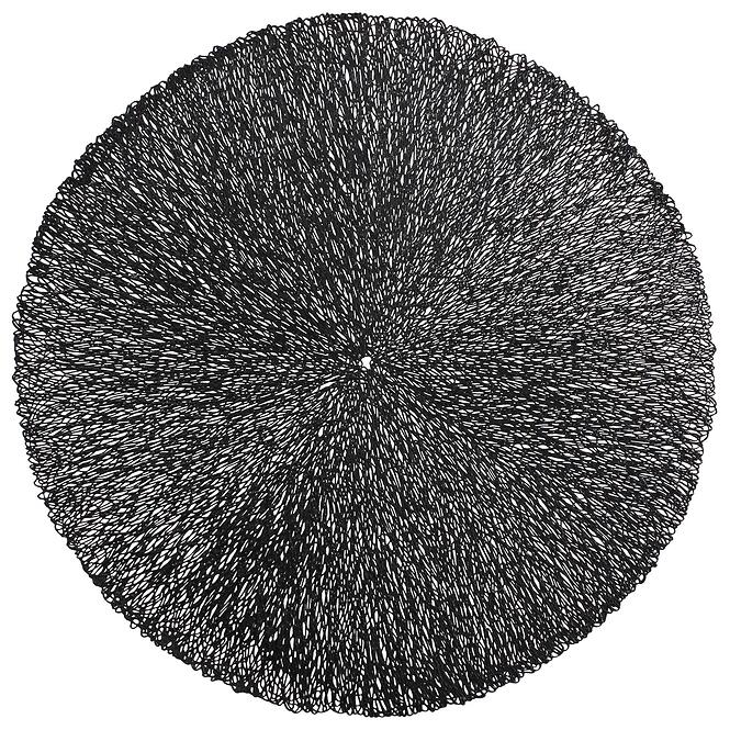 Prestieranie na stôl Bolide priemer 38 cm čierna