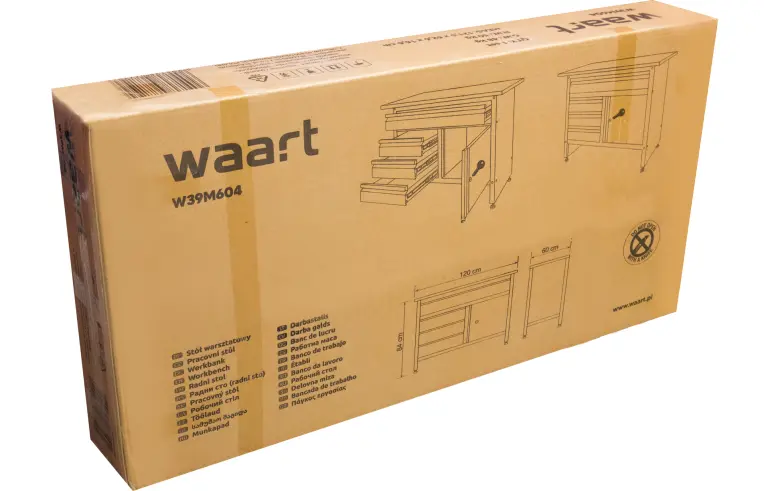 Waart Pracovný Stôl 120X60X84 W39M604