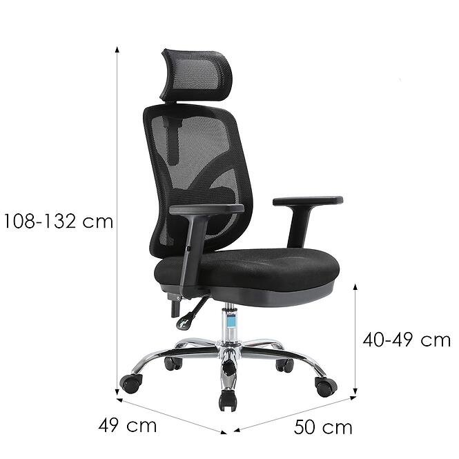 Kancelárske kreslo Angel Kalisto Čierna