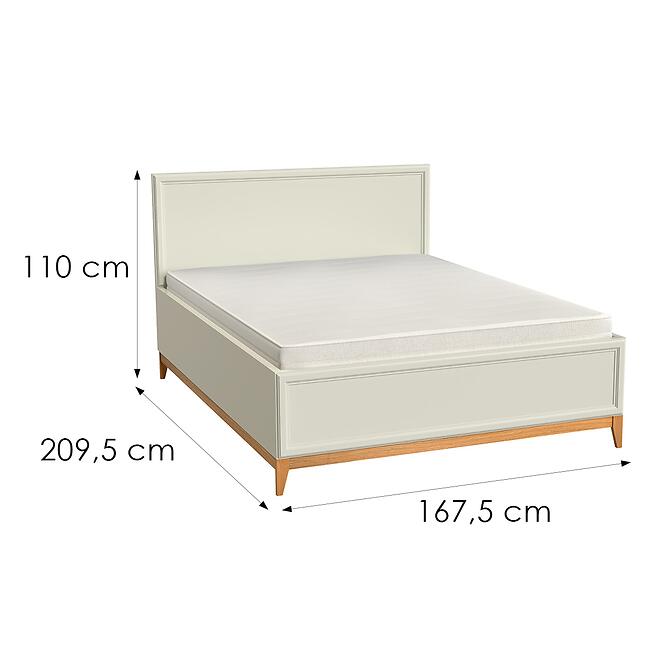 Posteľ 160 Windsor 16w Kašmír/Prírodný dub,2