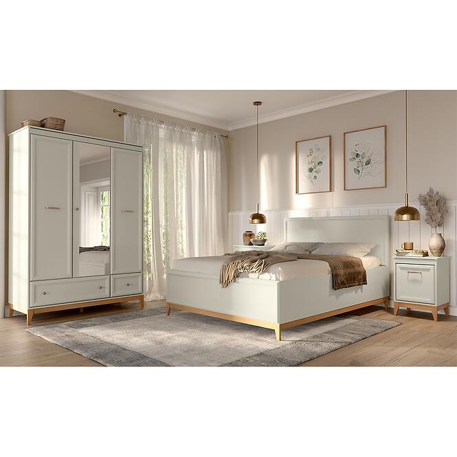 Posteľ 140 Windsor 17w Kašmír/Prírodný dub,6