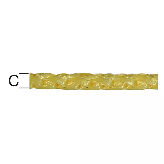 Polypropylén Lano Žltá – Priemer 4 mm - Tovar na Mieru