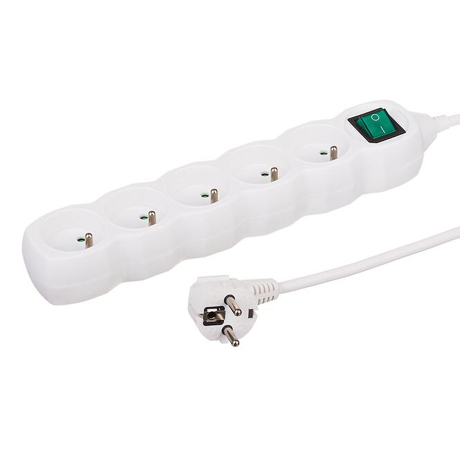 Predlžovací kábel 5G z wył 5M 35550 biely