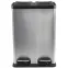 Odpadkový kôš 40 l (2x20 l) strieborná matná,2