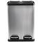 Odpadkový kôš 40 l (2x20 l) strieborná matná,2
