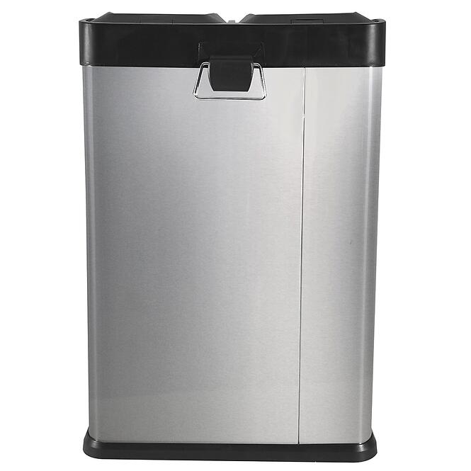 Odpadkový kôš 40 l (2x20 l) strieborná matná