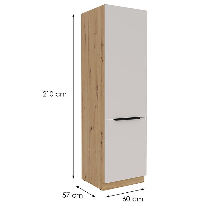 Kuchynská skrinka Solea cashmere/artisan 60LO-210 2F