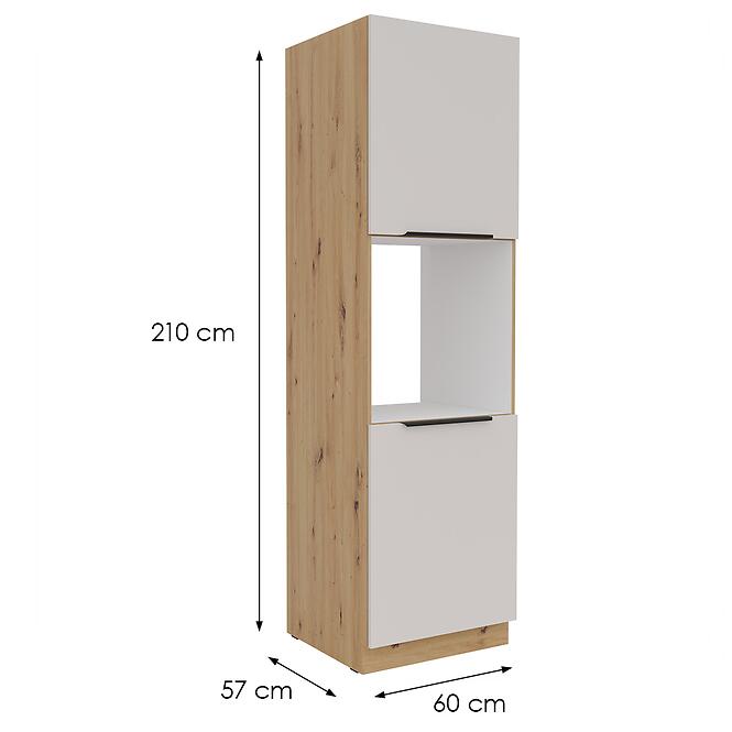 Kuchynská skrinka Solea cashmere/artisan 60DP-210 2F