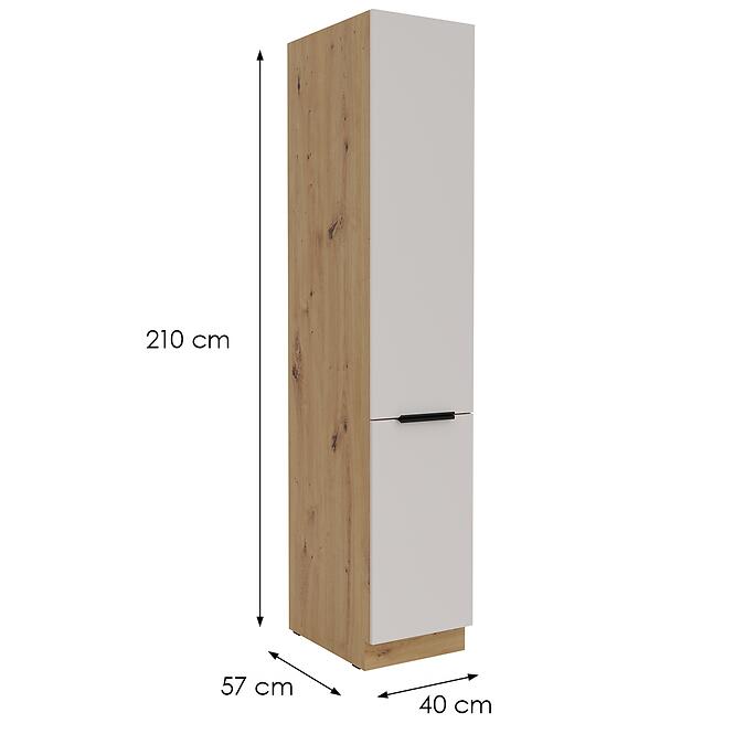 Kuchynská skrinka Solea cashmere/artisan 40DK-210 2F