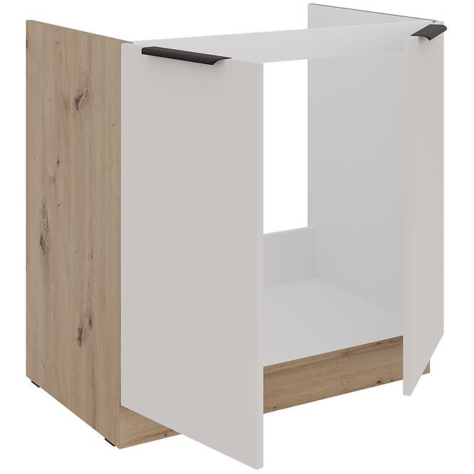 Kuchynská skrinka Solea cashmere/artisan 80ZL 2F BB