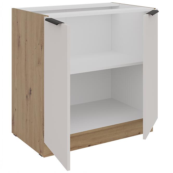 Kuchynská skrinka Solea cashmere/artisan 80D 2F BB