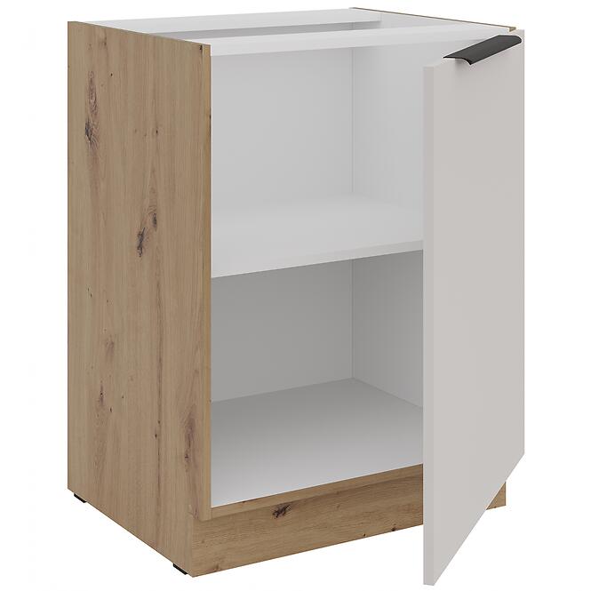 Kuchynská skrinka Solea cashmere/artisan 60D 1F BB