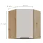 Kuchynská skrinka Solea cashmere/artisan 60x60 GN-72 1F (45°),2