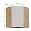 Kuchynská skrinka Solea cashmere/artisan 60x60 GN-72 1F (45°),2