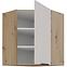 Kuchynská skrinka Solea cashmere/artisan 60x60 GN-72 1F (45°),3