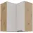 Kuchynská skrinka Solea cashmere/artisan 60x60 GN-72 2F (90°)