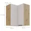 Kuchynská skrinka Solea cashmere/artisan 60x60 GN-72 2F (90°),2