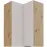 Kuchynská skrinka Solea cashmere/artisan 60x60 GN-90 2F (90°)