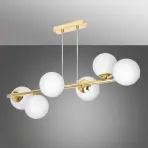Závesné svietidlo Ceres 2943/Z-A-6 zlatá LW6