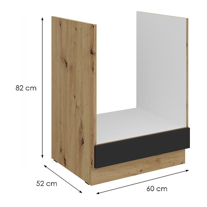 Kuchynská skrinka Aria-Bl/Ar Anti Fingerprint 60dg Bb