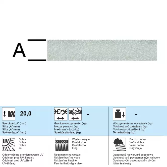 Suchý Zips Plyš Biely 20 mm - Tovar na Mieru