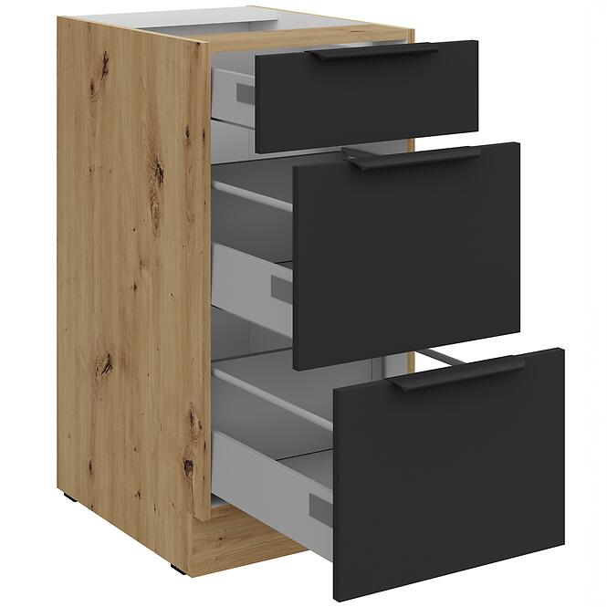 Kuchynská skrinka Aria-Bl/Ar Anti Fingerprint 40d 3s Bb