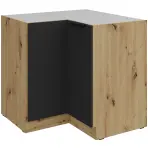 Kuchynská skrinka Aria-Bl/Ar Anti Fingerprint 90x90 Dn 2f Bb