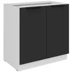Kuchynská skrinka Aria-Bl/Wh Anti Fingerprint 80d 2f Bb