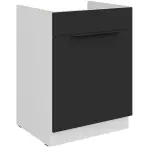Kuchynská skrinka Aria-Bl/Wh Anti Fingerprint 60zl 1s Bb