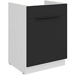 Kuchynská skrinka Aria-Bl/Wh Anti Fingerprint 60zl 1s Bb