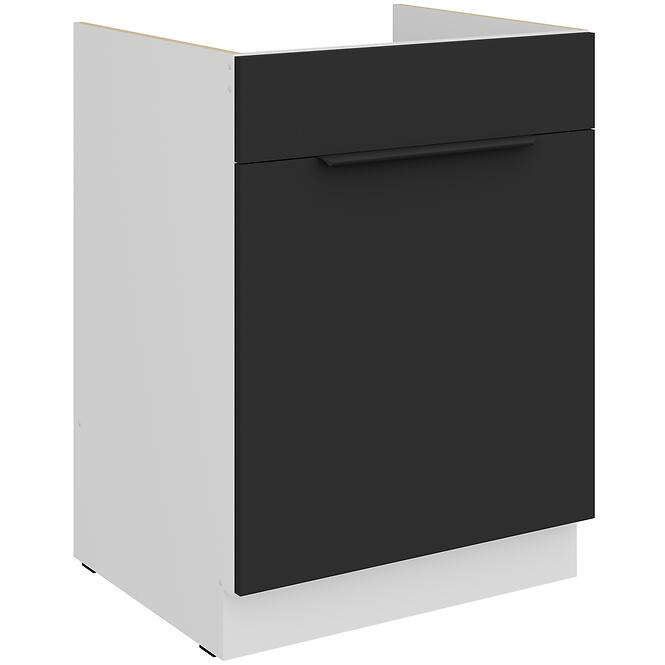 Kuchynská skrinka Aria-Bl/Wh Anti Fingerprint 60zl 1s Bb