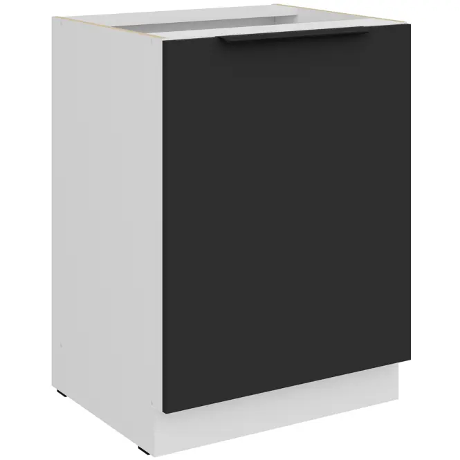 Kuchynská skrinka Aria-Bl/Wh Anti Fingerprint 60d 1f Bb