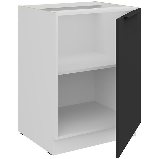 Kuchynská skrinka Aria-Bl/Wh Anti Fingerprint 60d 1f Bb,3