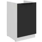 Kuchynská skrinka Aria-Bl/Wh Anti Fingerprint 50zl 1f Bb